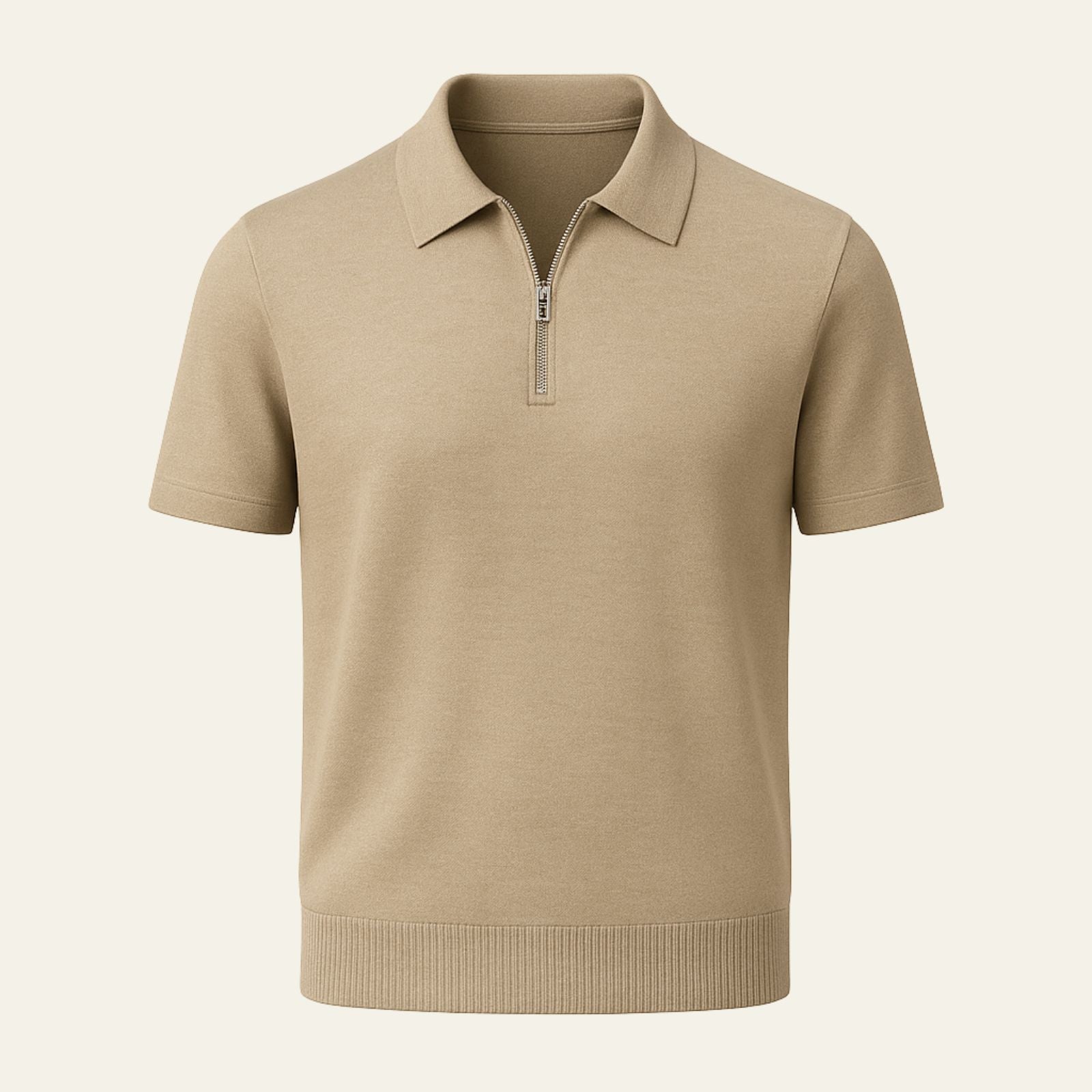 Le polo en maille zippé Marbella