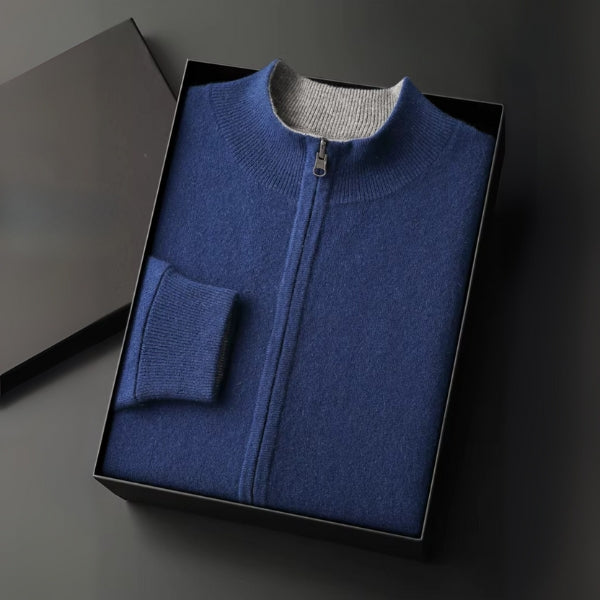 Le tricot zippé en cachemire Copenhague