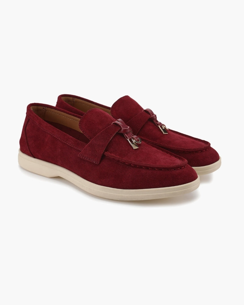 Mocassins en daim pour femme Old Money VIP