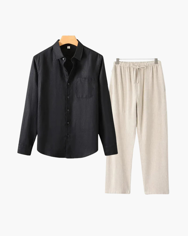 Ensemble lin style "Old Money" (Manches longues) VIP