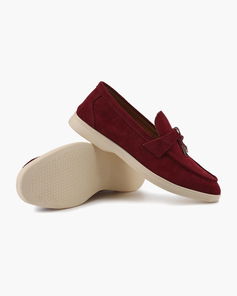 Mocassins en daim pour femme Old Money VIP