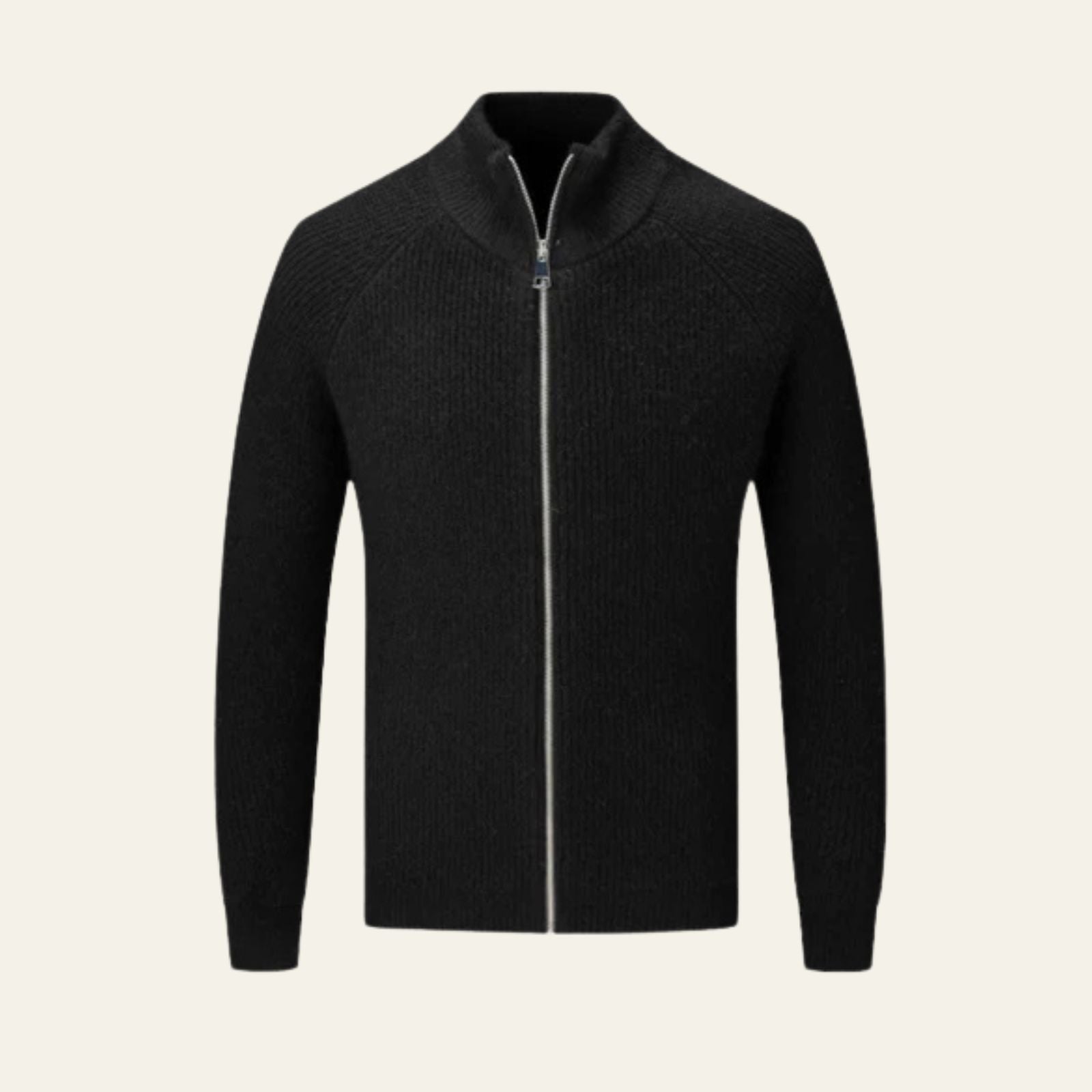Le gilet zippé en laine Amalfi