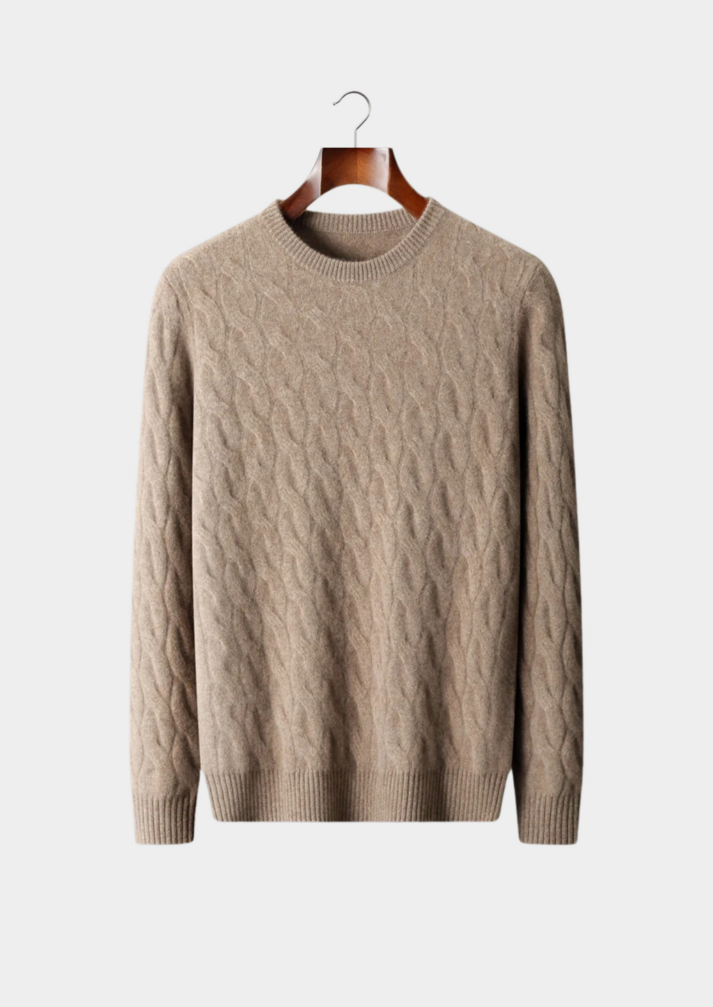 PULL RAS-DU-COU EN MAILLE CÂBLÉE NOBA