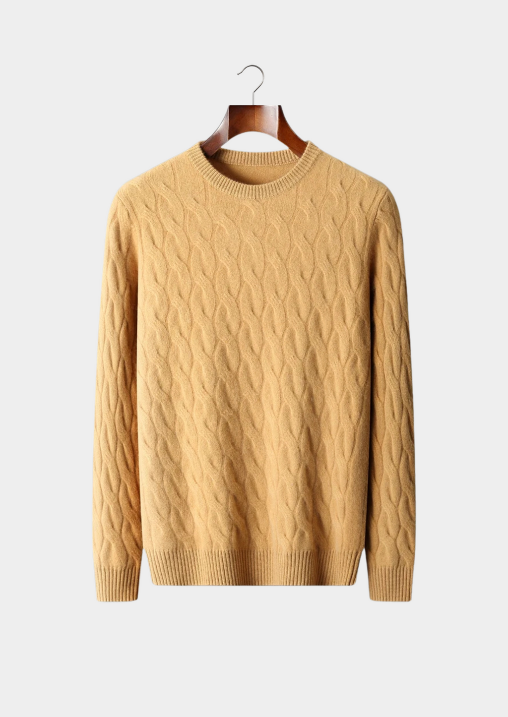 PULL RAS-DU-COU EN MAILLE CÂBLÉE NOBA