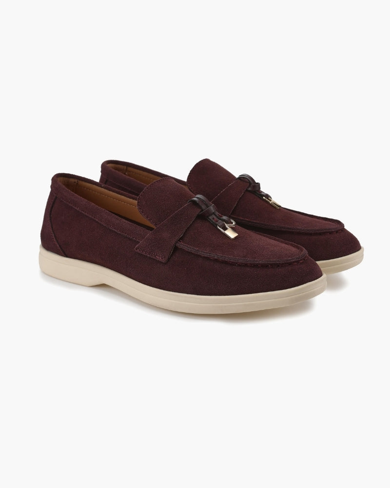 Mocassins en daim pour femme Old Money VIP