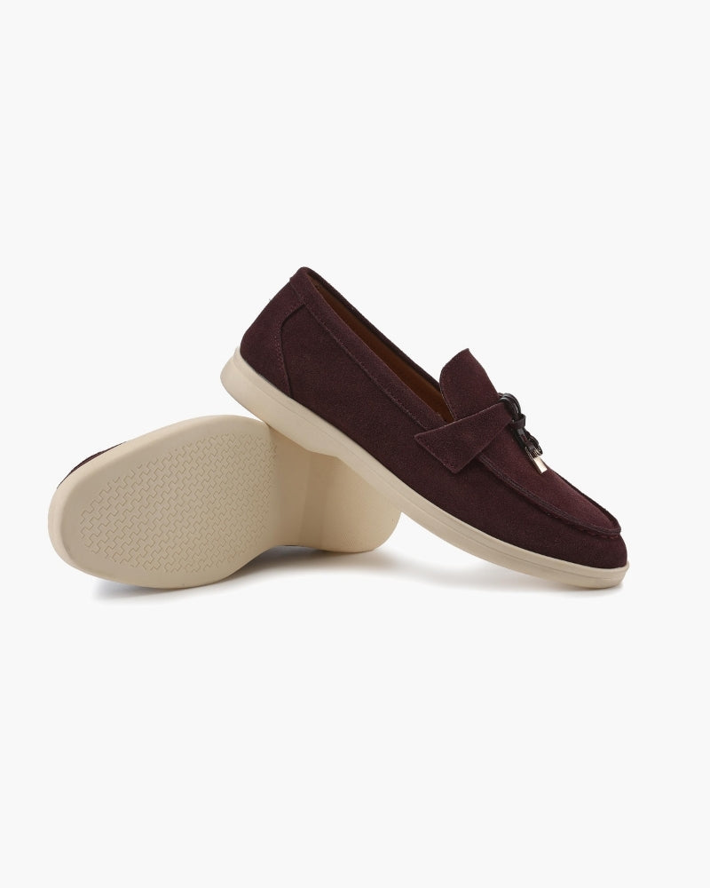 Mocassins en daim pour femme Old Money VIP