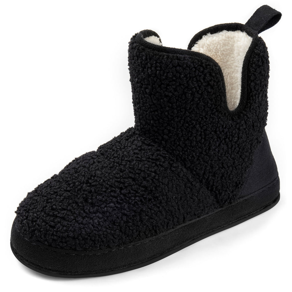 Chaussons montants doublés polaire pour femme, en mousse à mémoire de forme
