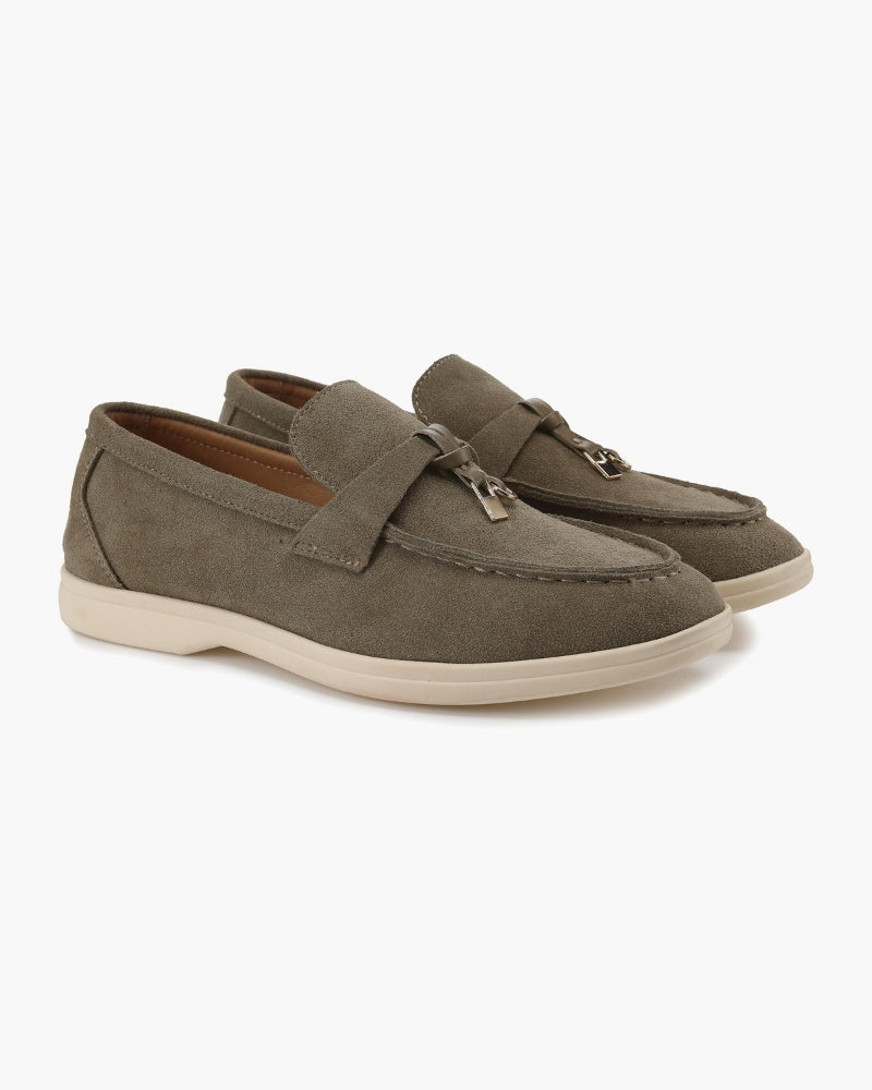 Mocassins en daim pour femme Old Money VIP