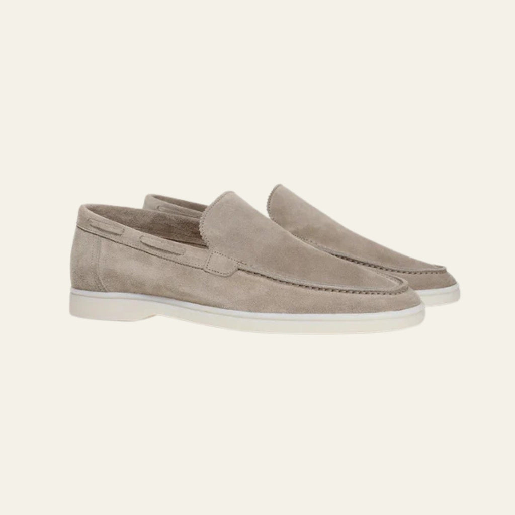 Les mocassins Monaco gris clair