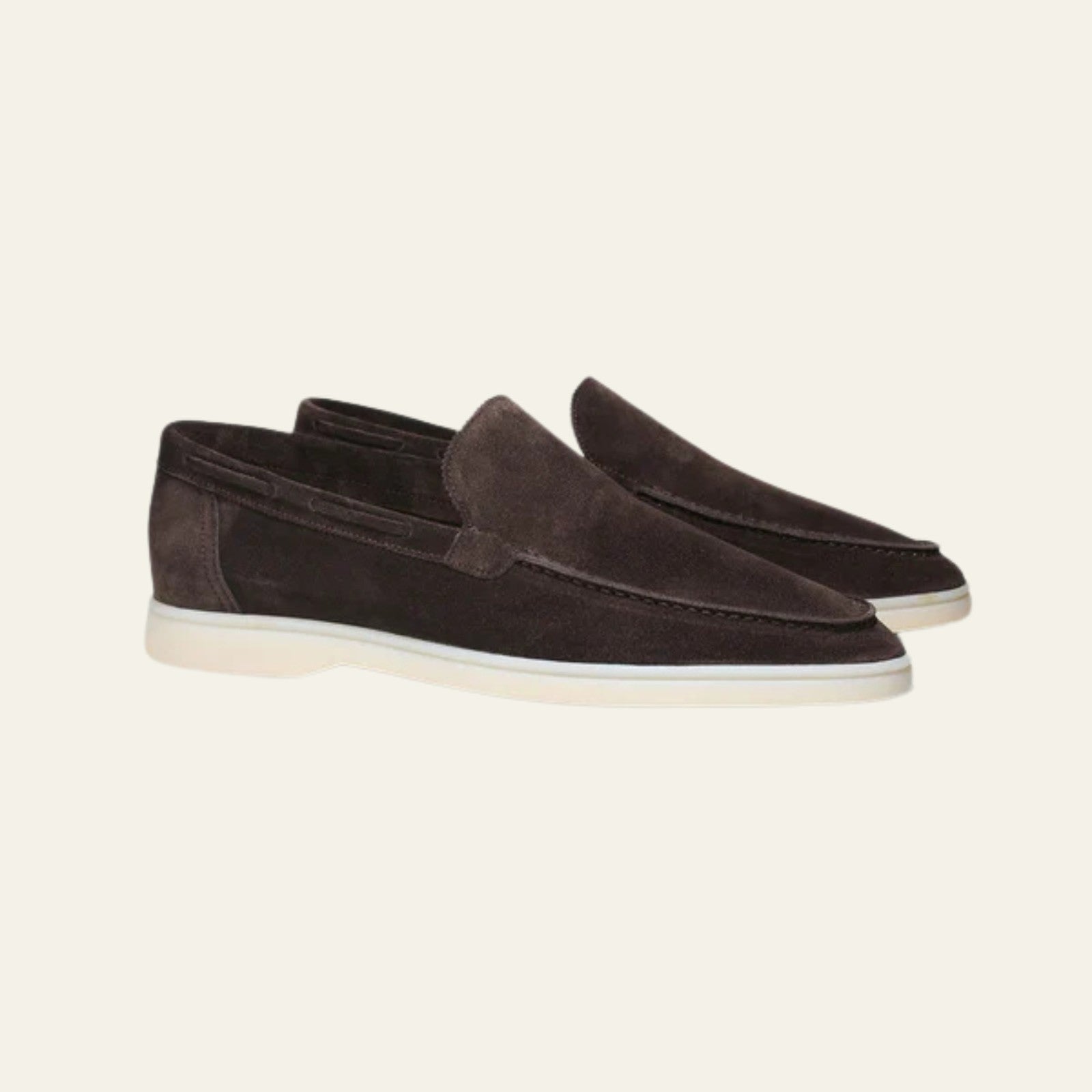 Les mocassins Monaco gris chaud