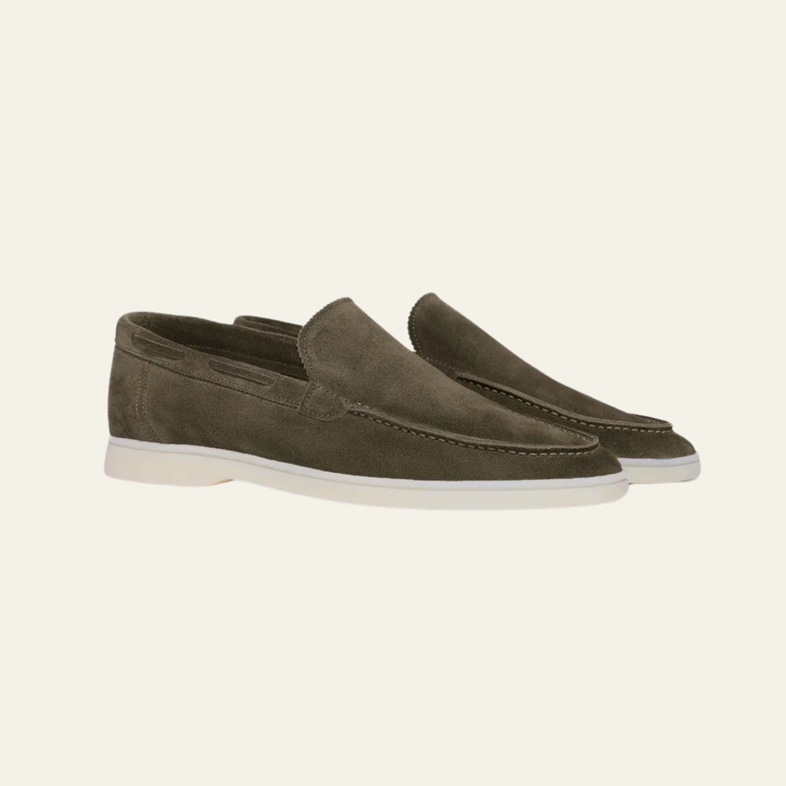 Les mocassins Monaco Yacht olive