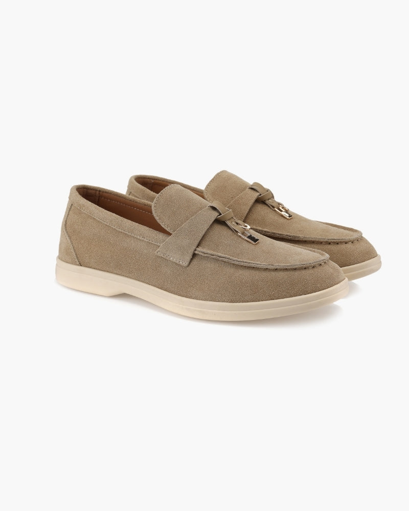 Mocassins en daim pour femme Old Money VIP