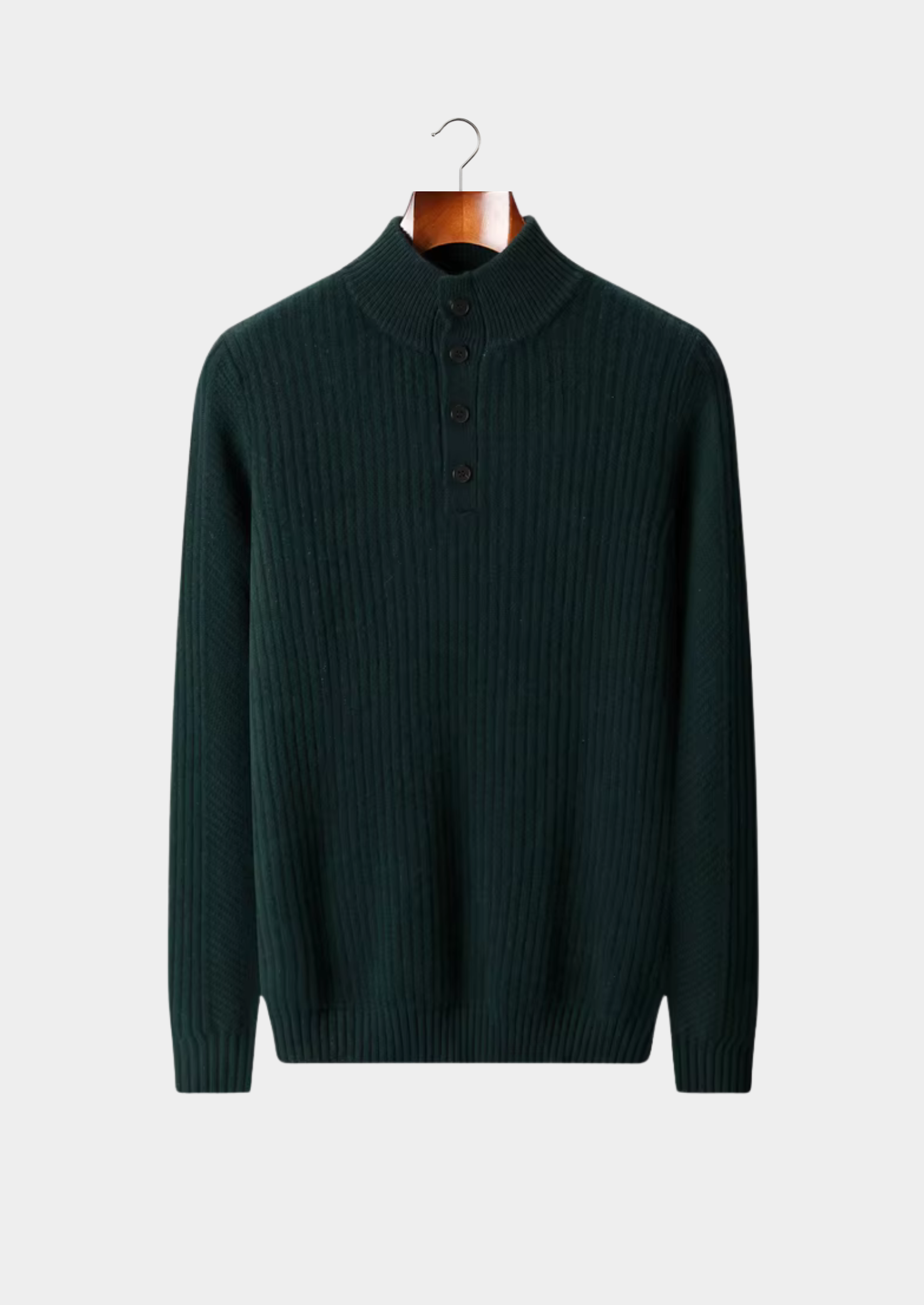 PULL HENLEY CÔTELÉ EN LAINE NOBA