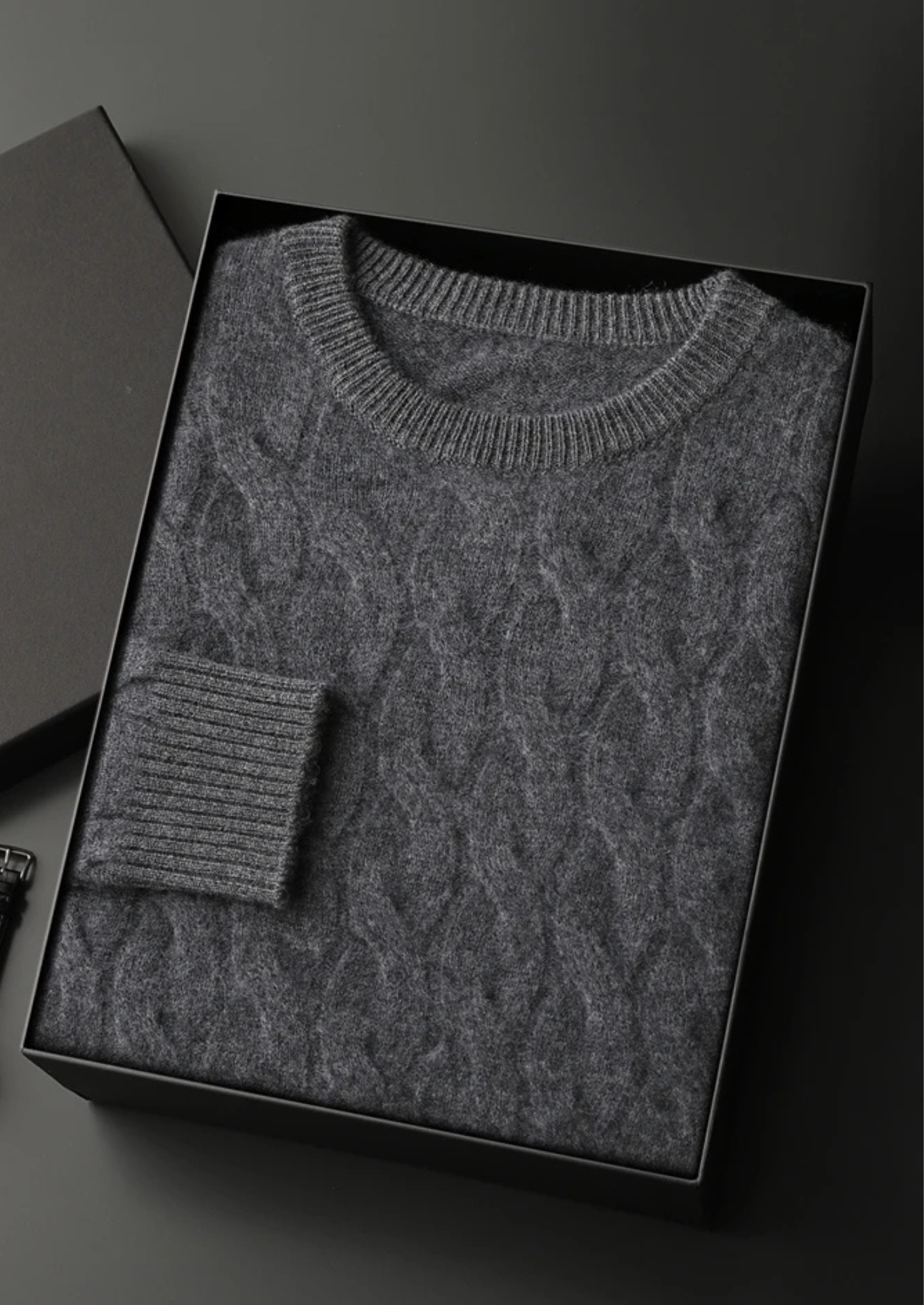 PULL RAS-DU-COU EN MAILLE CÂBLÉE NOBA