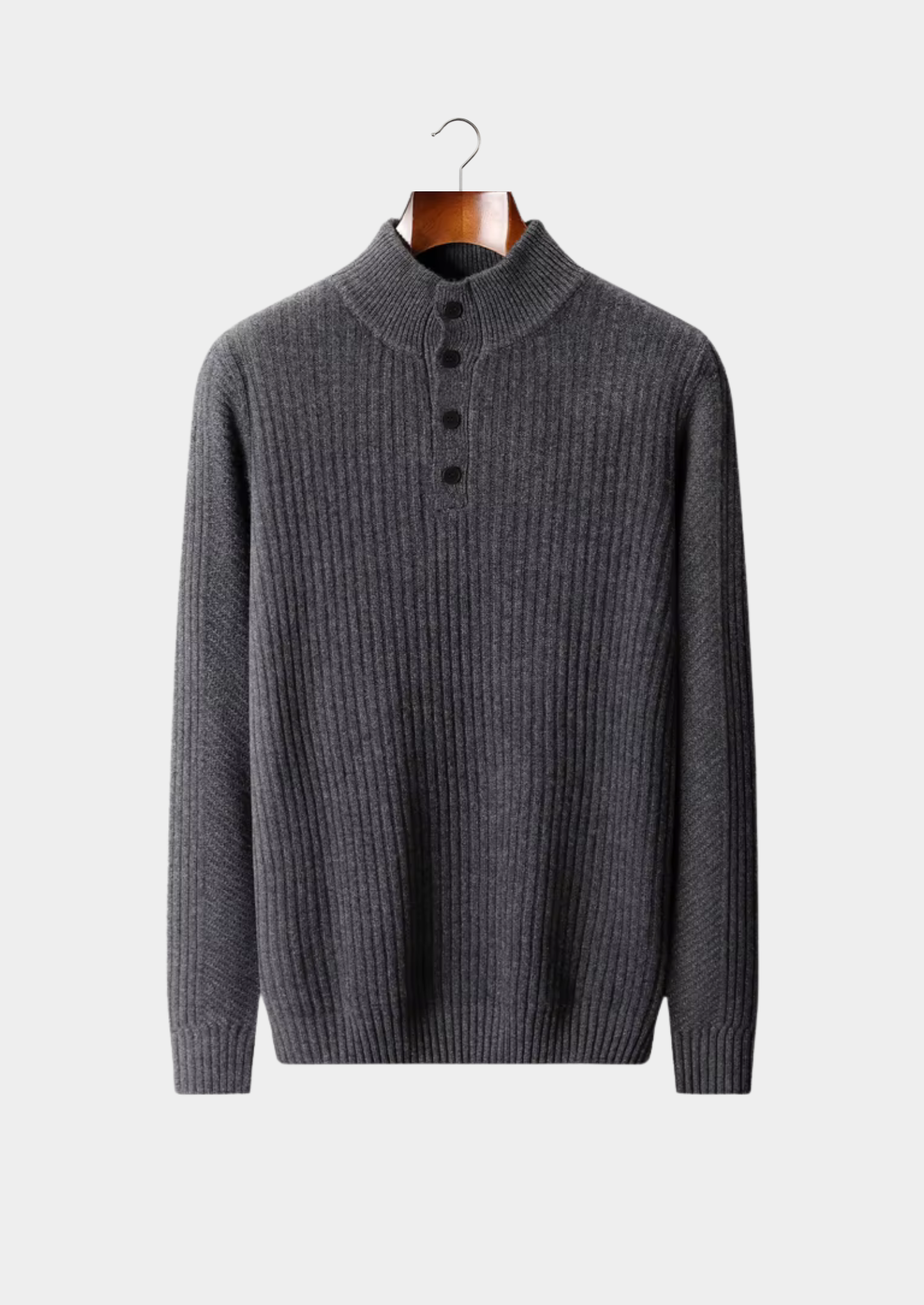 PULL HENLEY CÔTELÉ EN LAINE NOBA