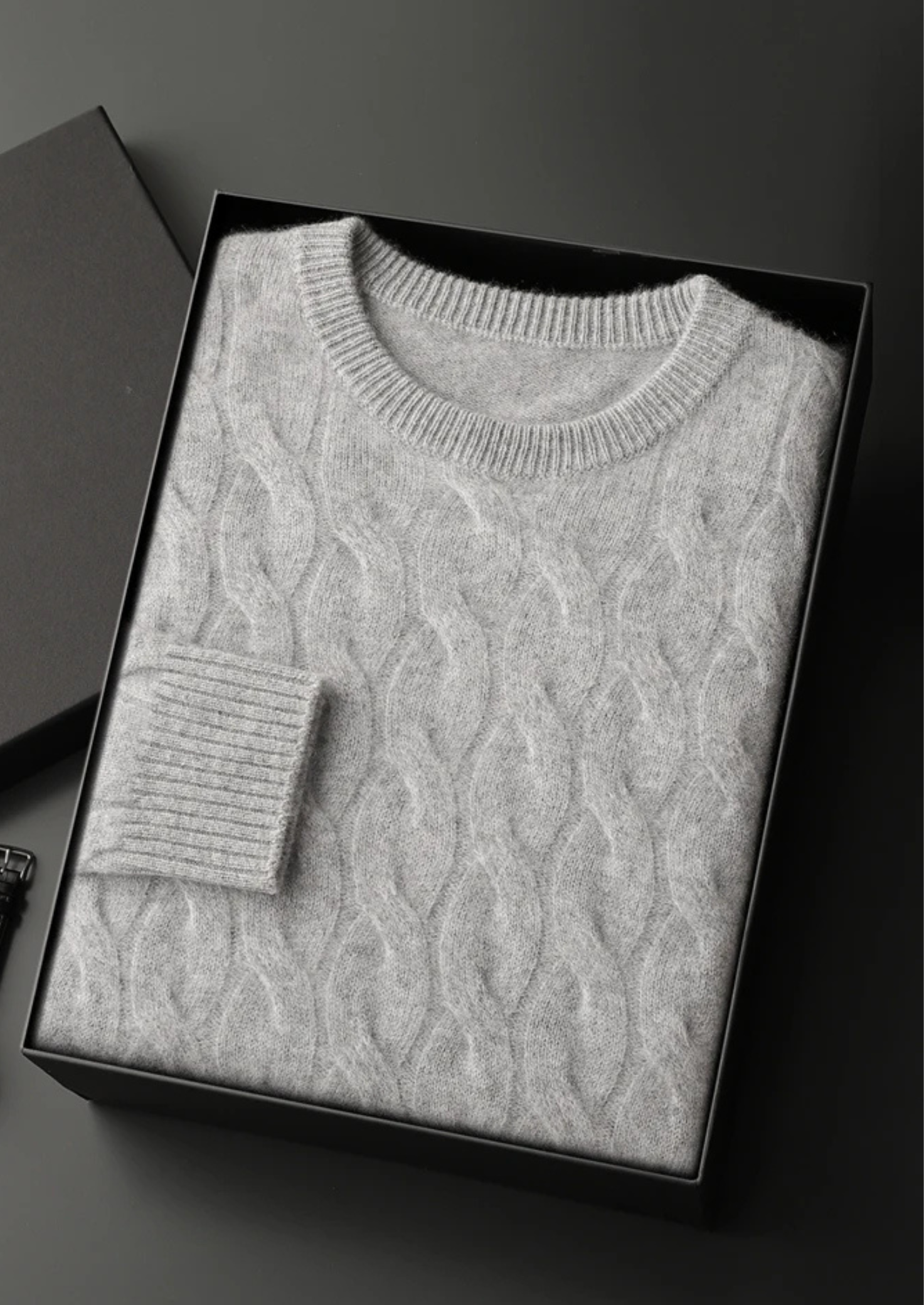 PULL RAS-DU-COU EN MAILLE CÂBLÉE NOBA