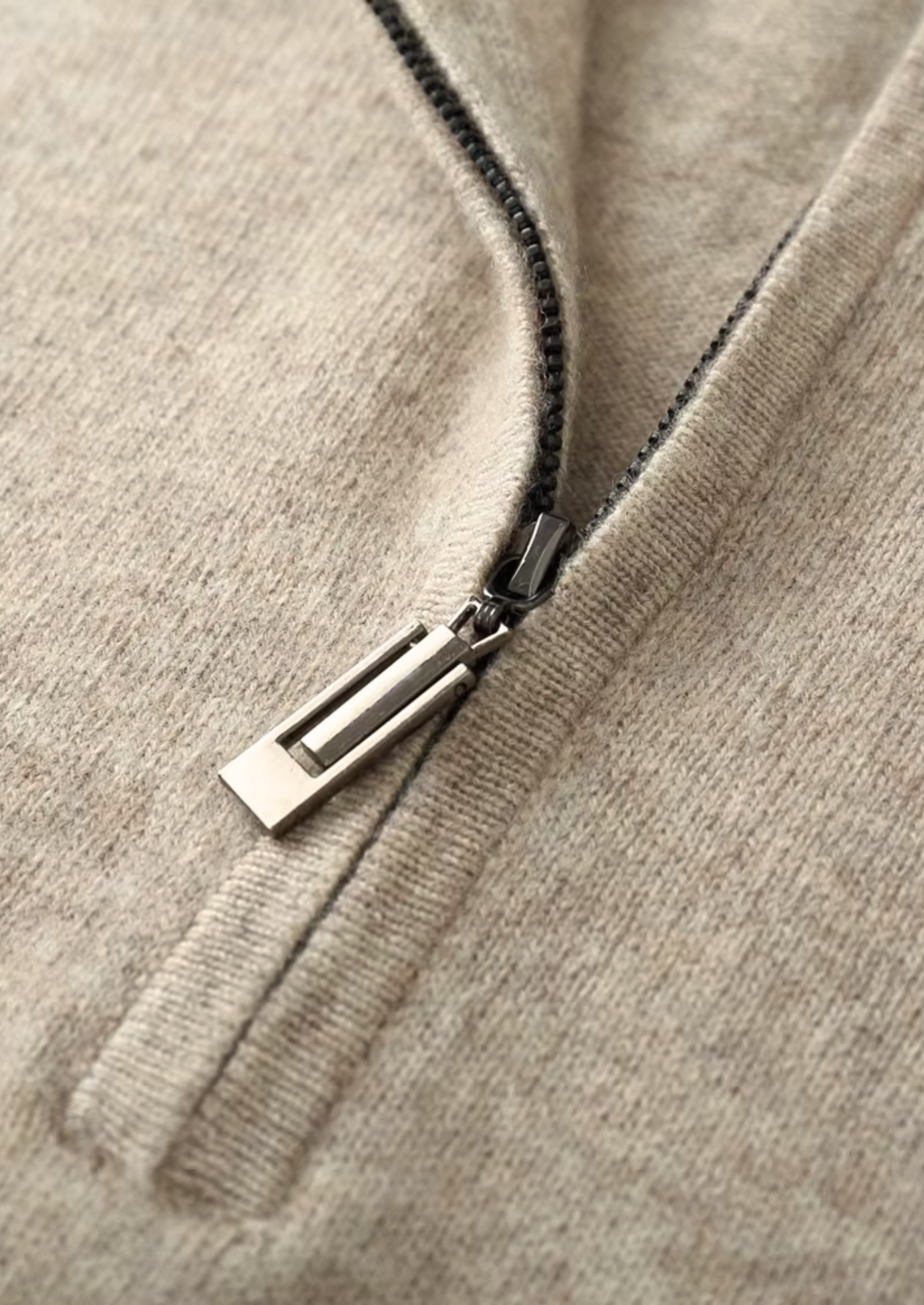 PULL SEMI-FERMETURE ÉCLAIR NOBA EN LAINE
