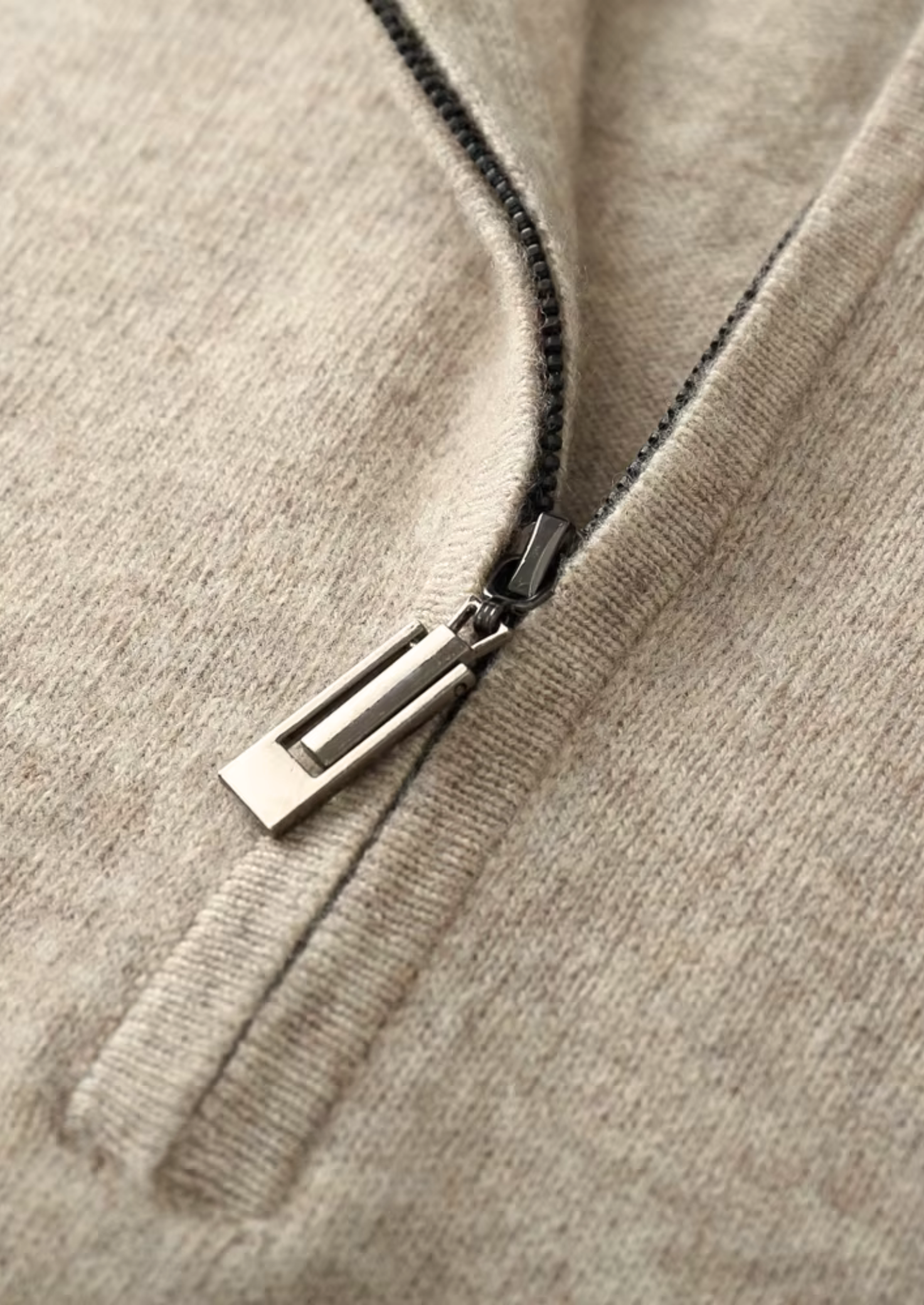 PULL SEMI-FERMETURE ÉCLAIR NOBA EN LAINE