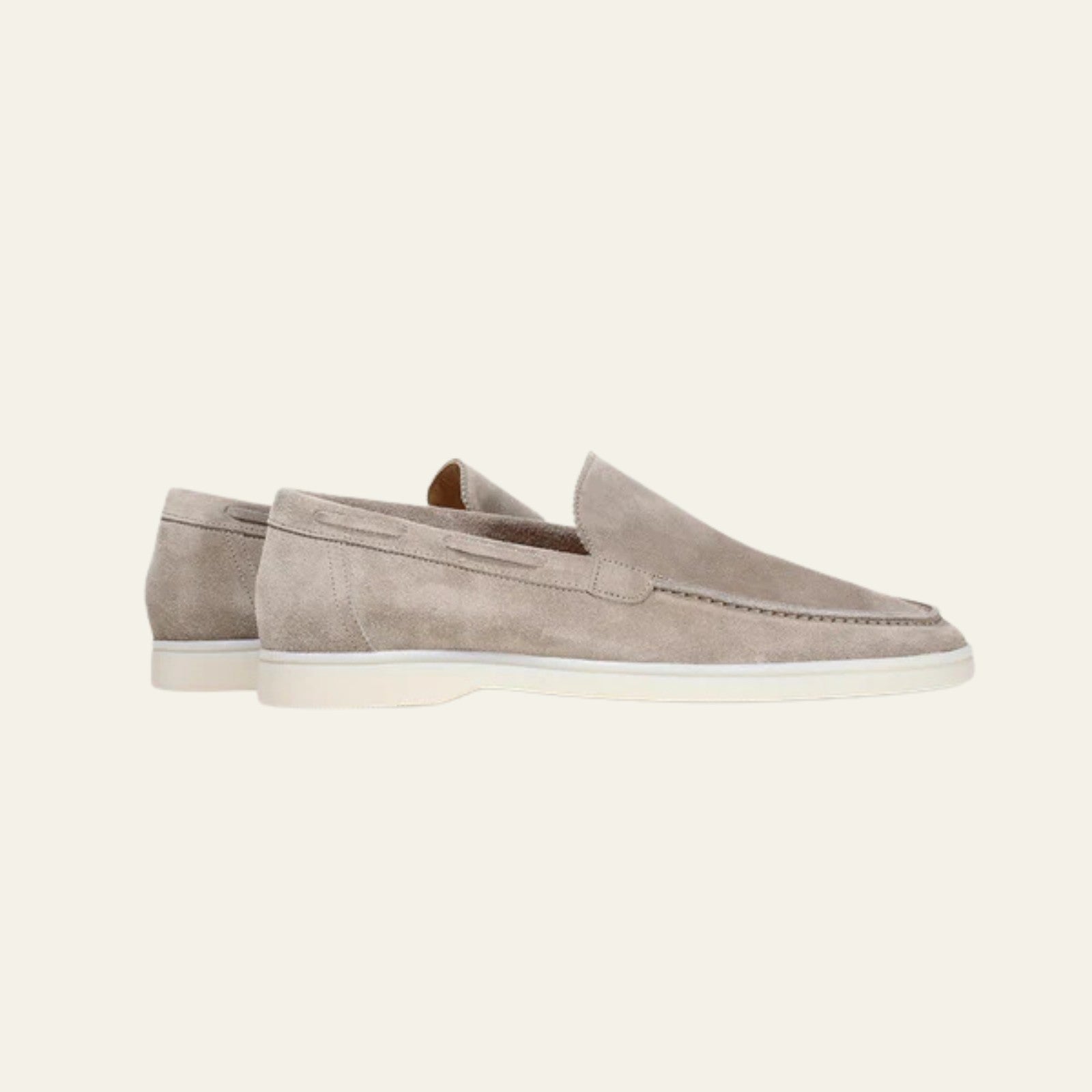 Les mocassins Monaco gris clair