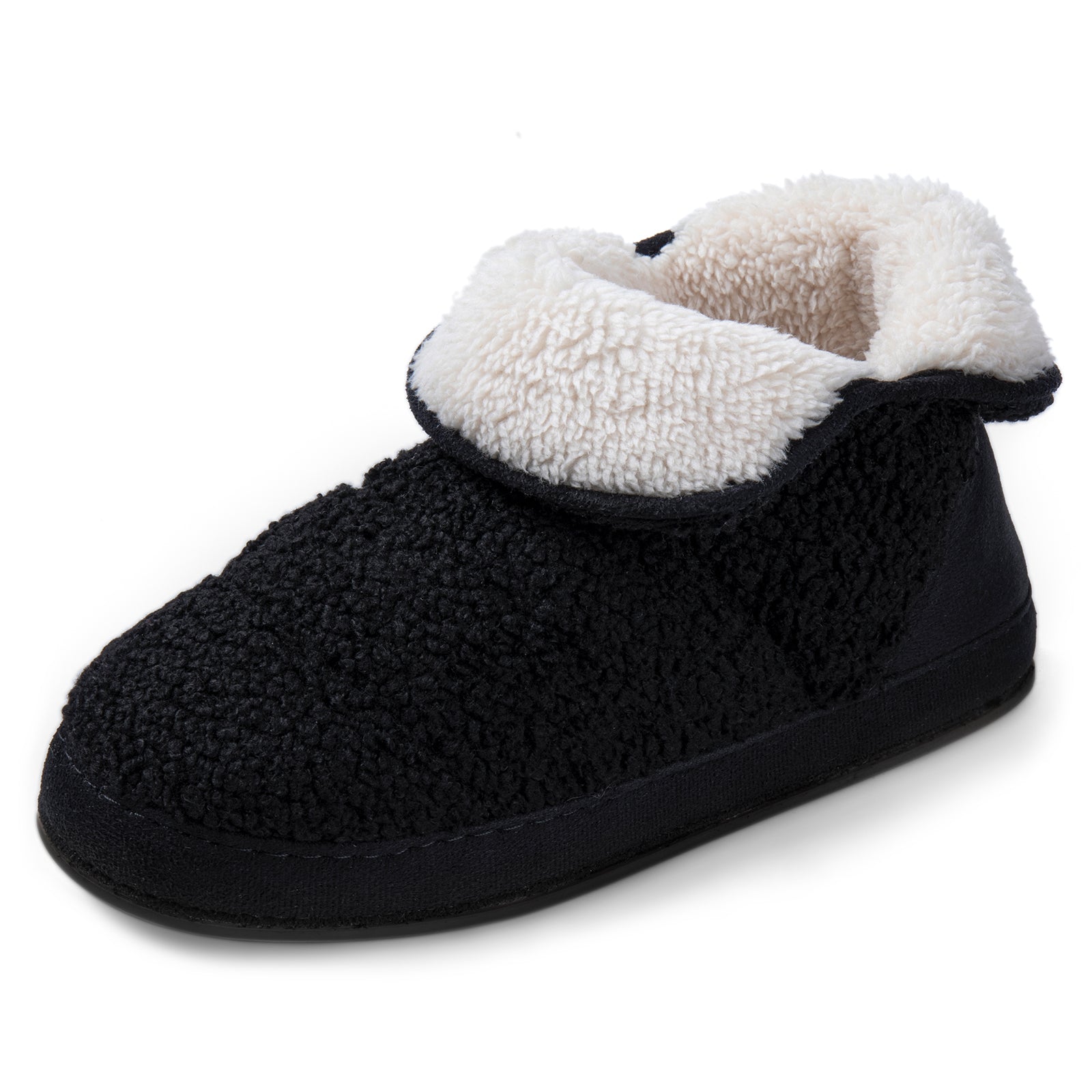 Chaussons montants doublés polaire pour femme, en mousse à mémoire de forme