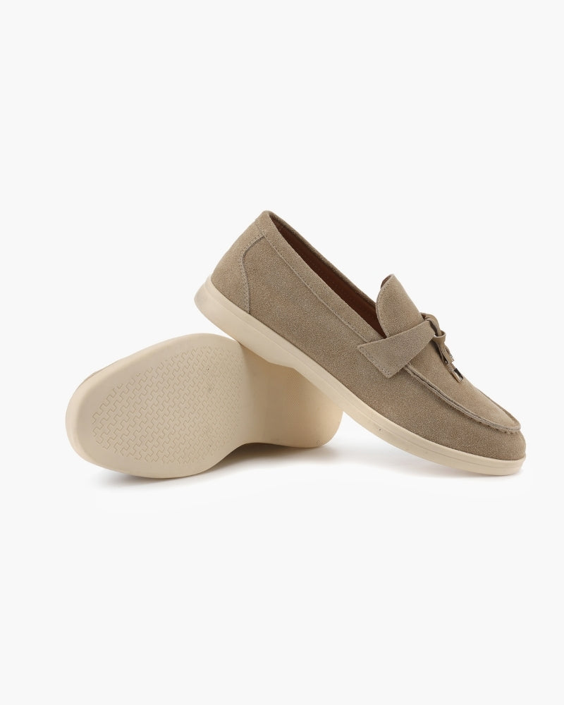 Mocassins en daim pour femme Old Money VIP