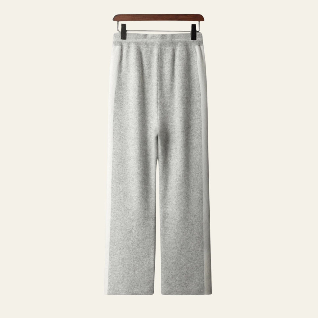 Le pantalon droit rayé en laine mérinos de Marseille