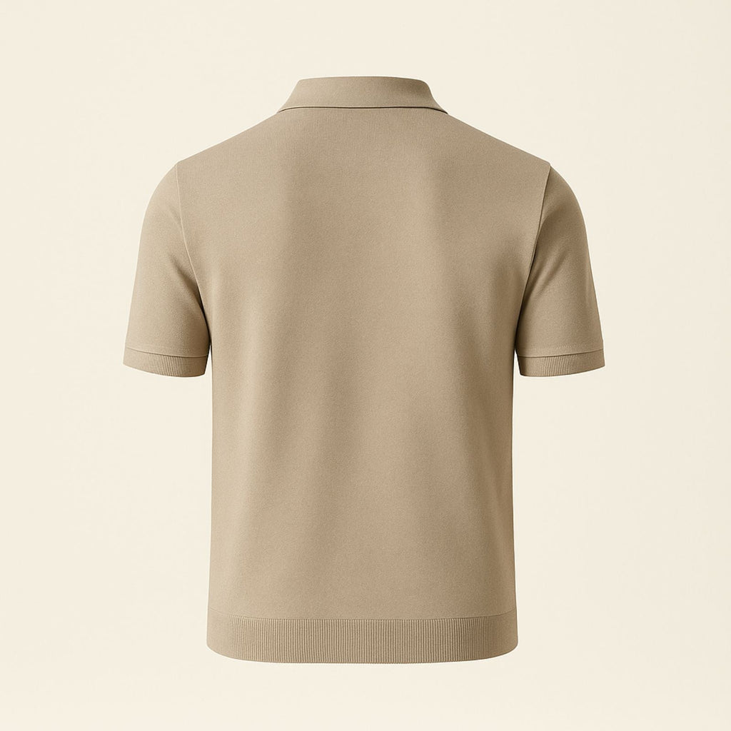 Le polo en maille zippé Marbella