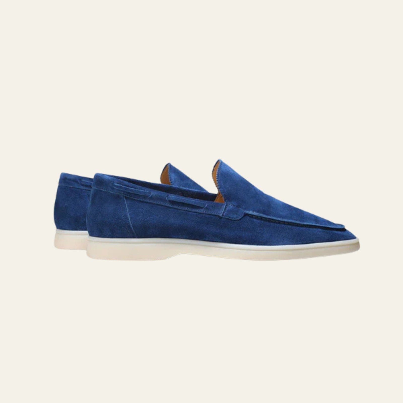 Les mocassins Monaco Yacht bleu outremer