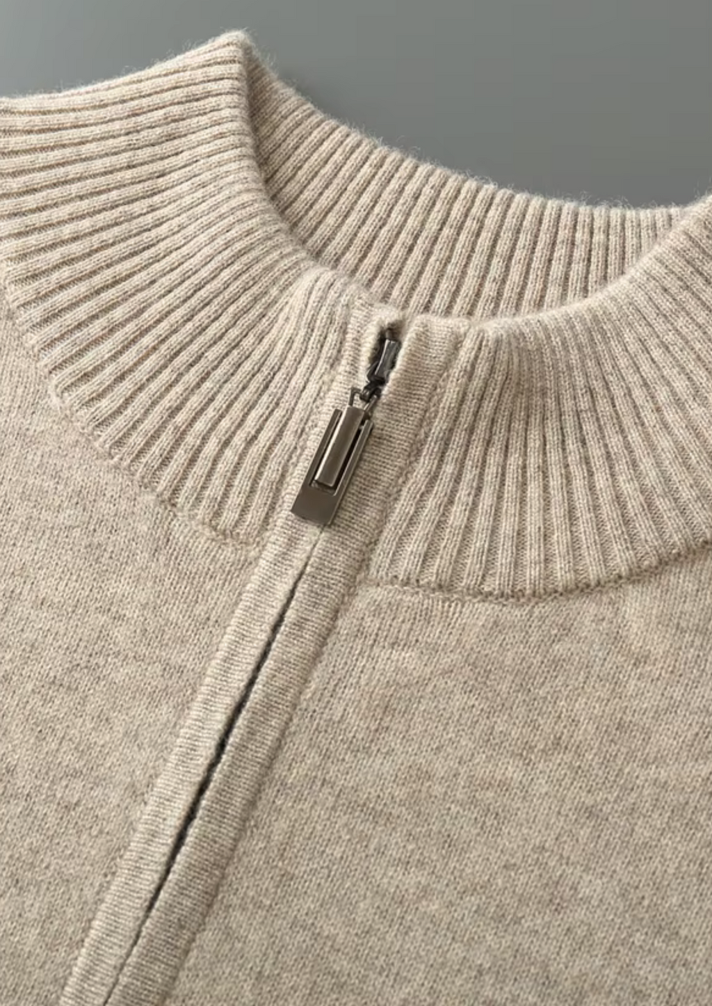 PULL SEMI-FERMETURE ÉCLAIR NOBA EN LAINE