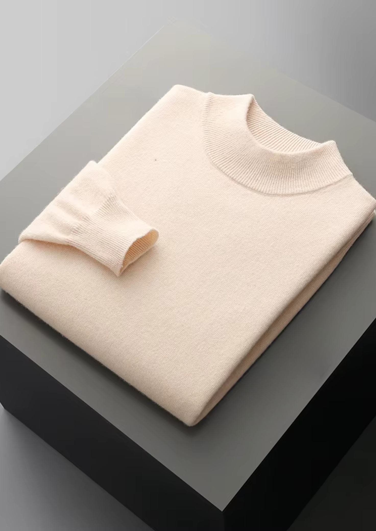 NOBA PULL CLASSIQUE EN LAINE À COL MONTANT