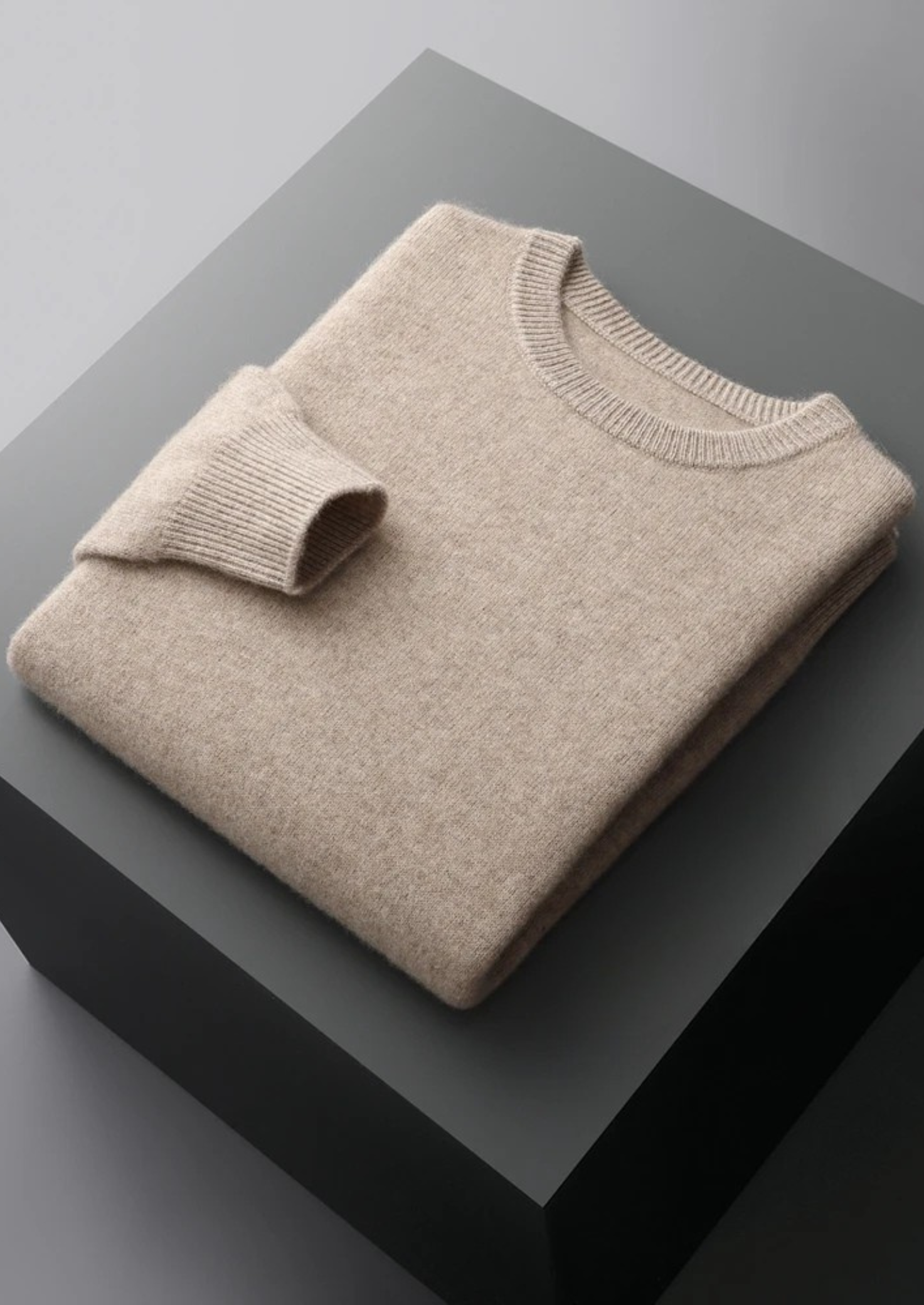 PULL CLASSIQUE COL ROND EN LAINE NOBA