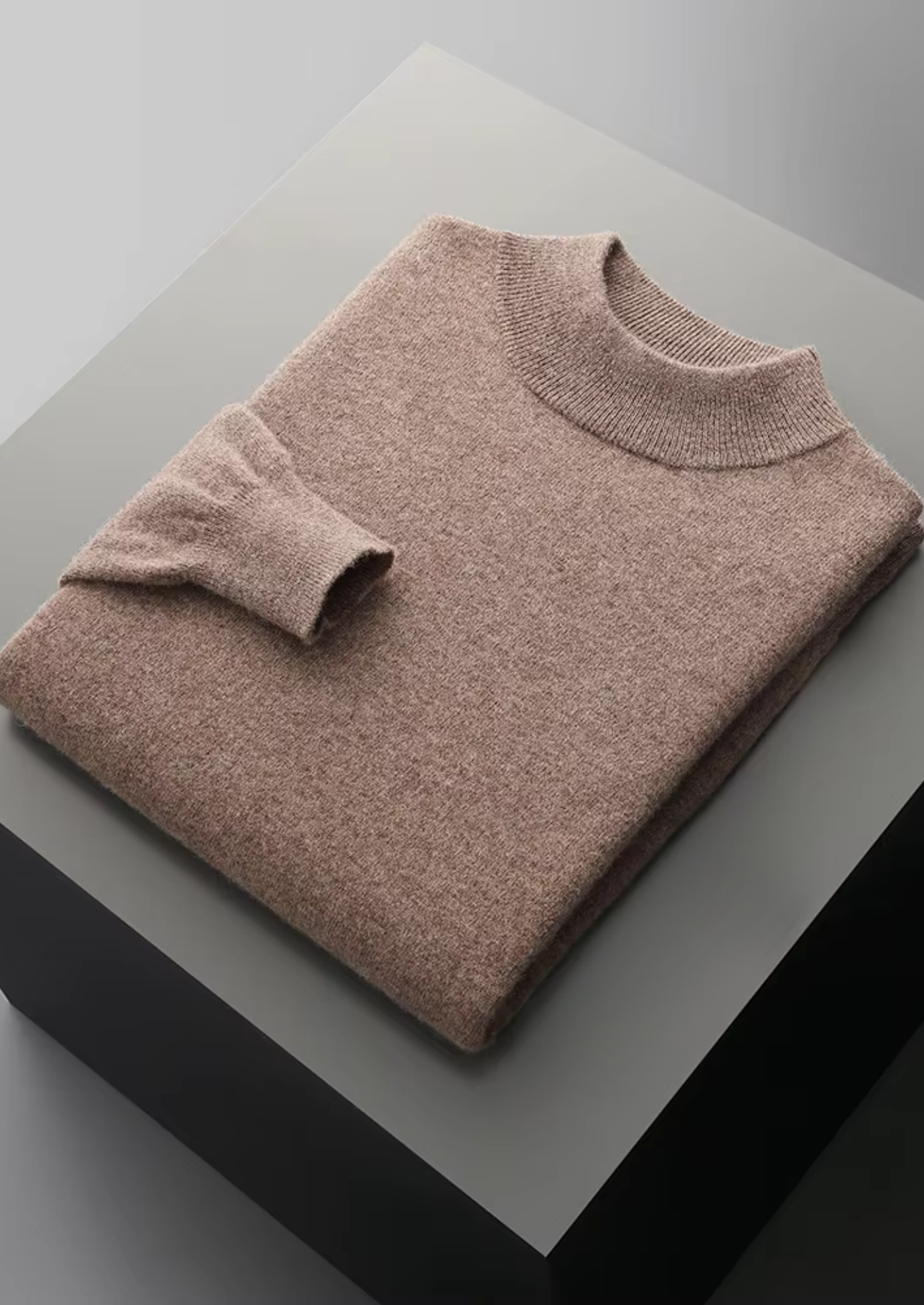 NOBA PULL CLASSIQUE EN LAINE À COL MONTANT