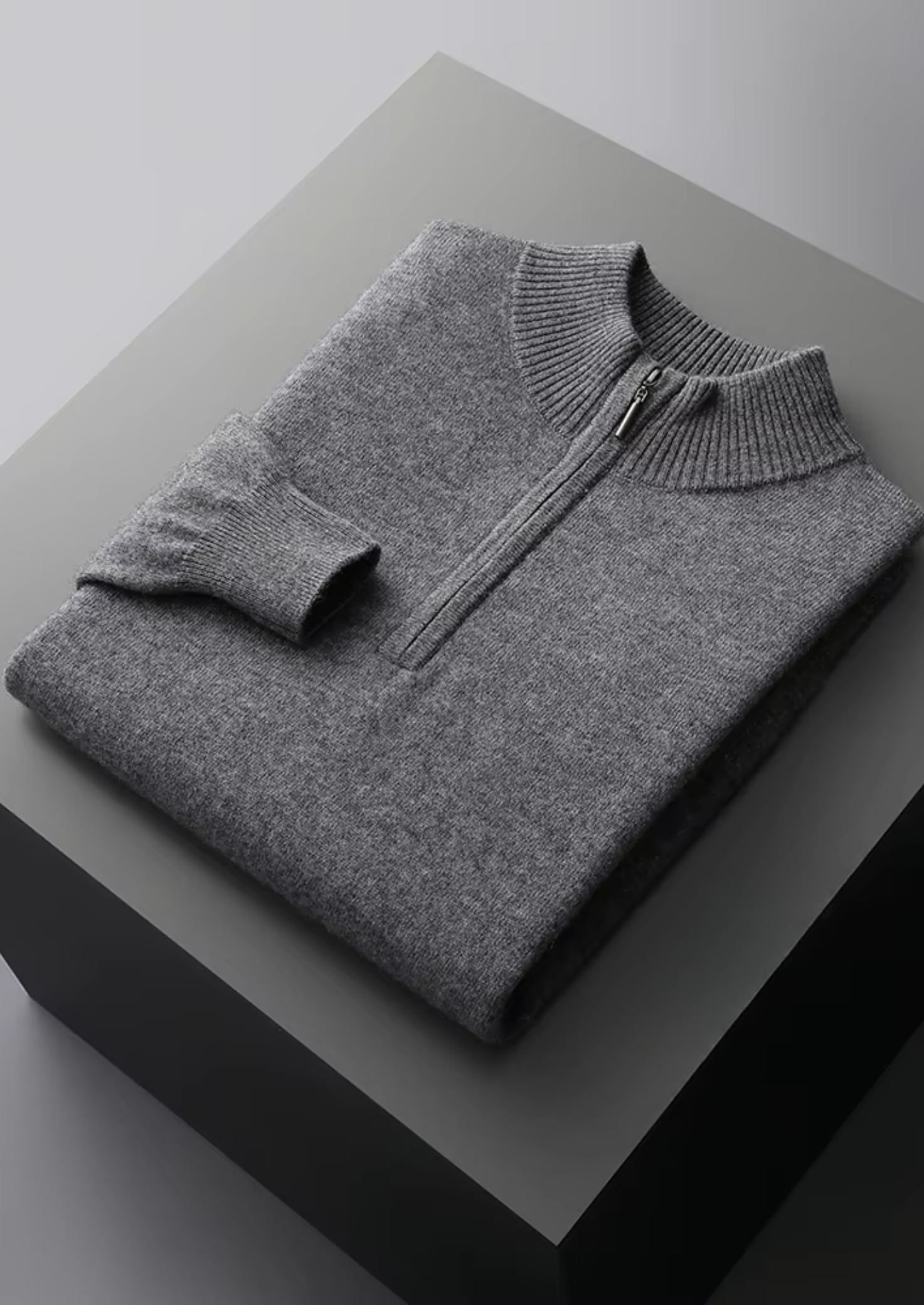 PULL SEMI-FERMETURE ÉCLAIR NOBA EN LAINE
