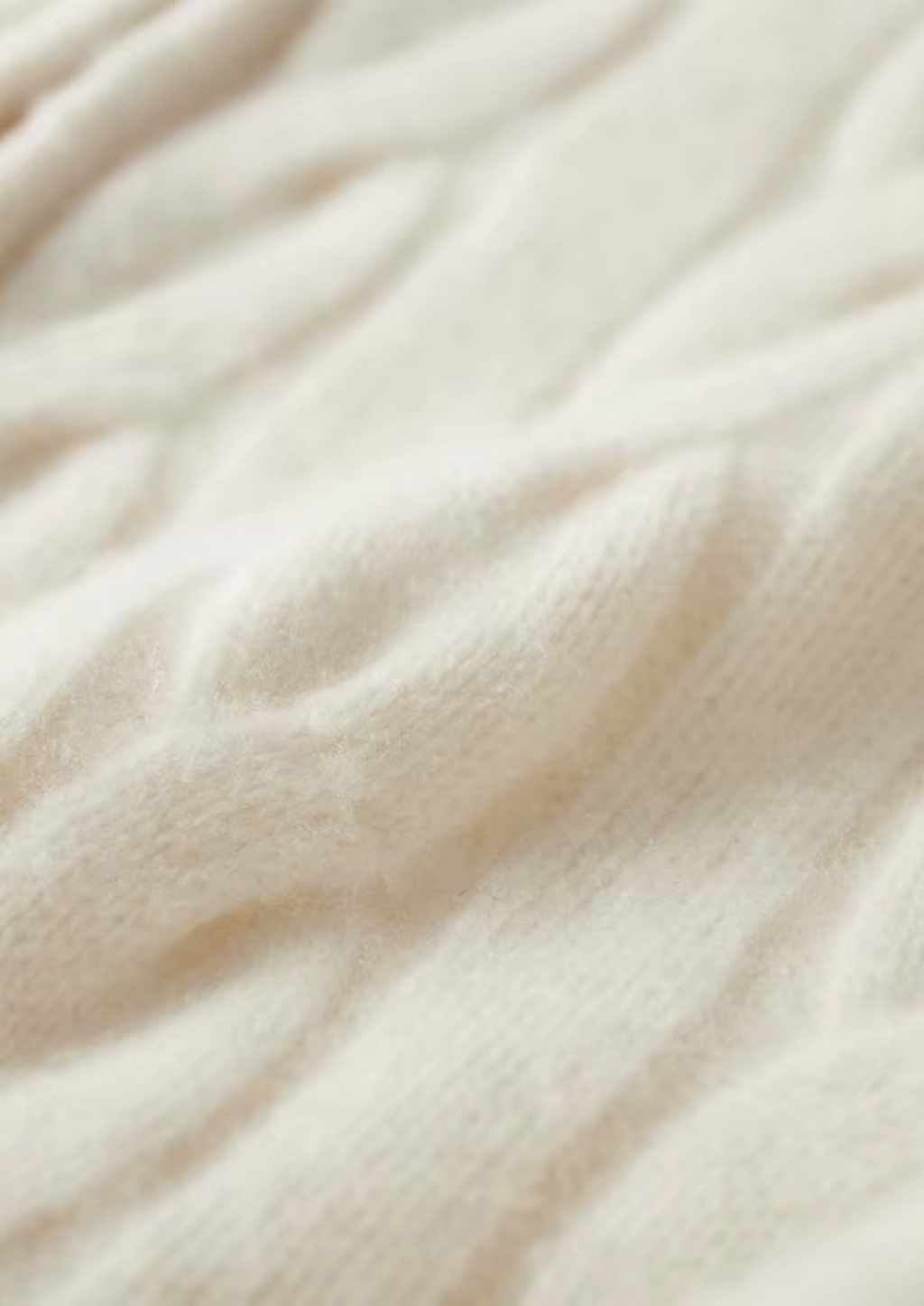 CARDIGAN À DOUBLE FERMETURE ÉCLAIR EN MAILLE CÂBLÉE NOBA WOOL