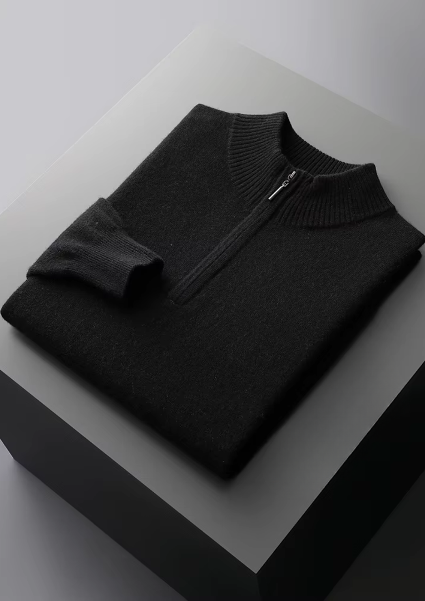 PULL SEMI-FERMETURE ÉCLAIR NOBA EN LAINE