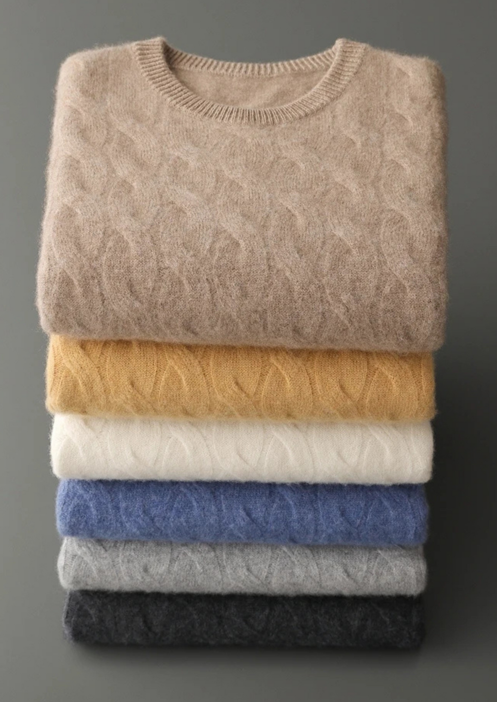 PULL RAS-DU-COU EN MAILLE CÂBLÉE NOBA