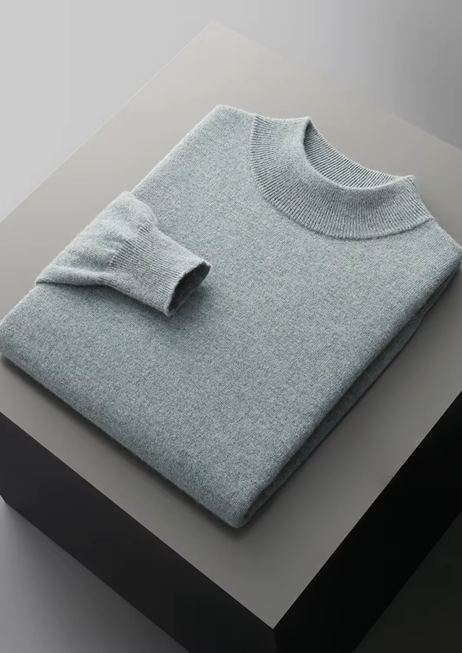 NOBA PULL CLASSIQUE EN LAINE À COL MONTANT