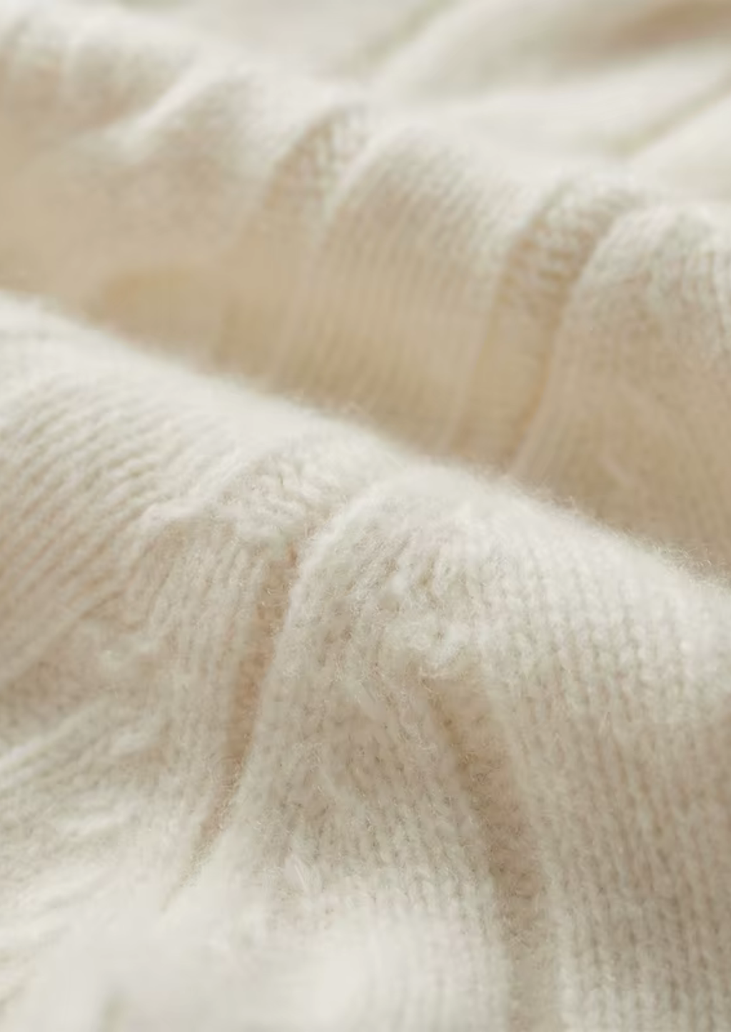 CARDIGAN À DOUBLE FERMETURE ÉCLAIR EN MAILLE CÂBLÉE NOBA WOOL