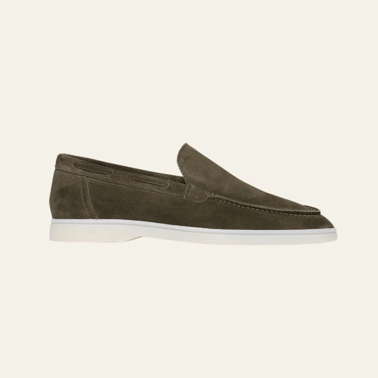 Les mocassins Monaco Yacht olive