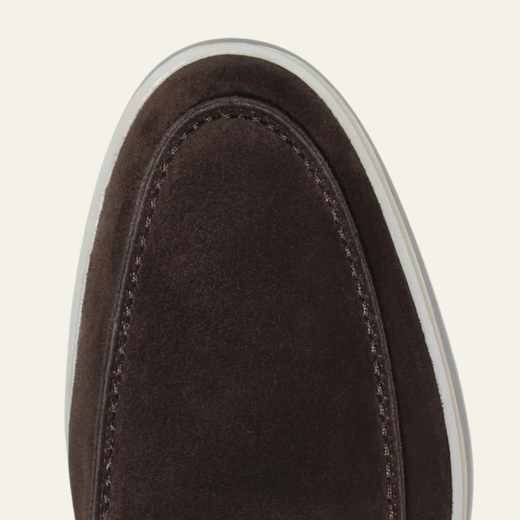 Les mocassins Monaco gris chaud