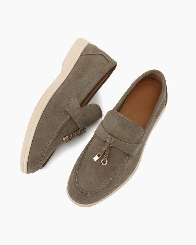 Mocassins en daim pour femme Old Money VIP