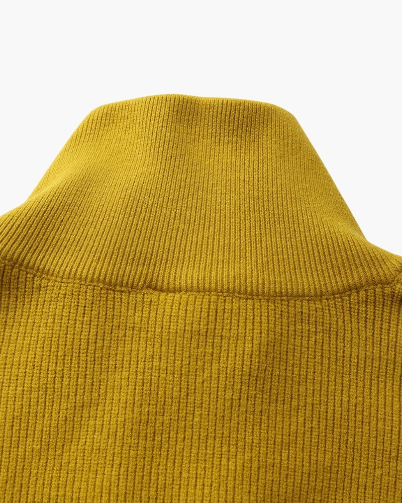Refined Half-Zip Knit Pullover