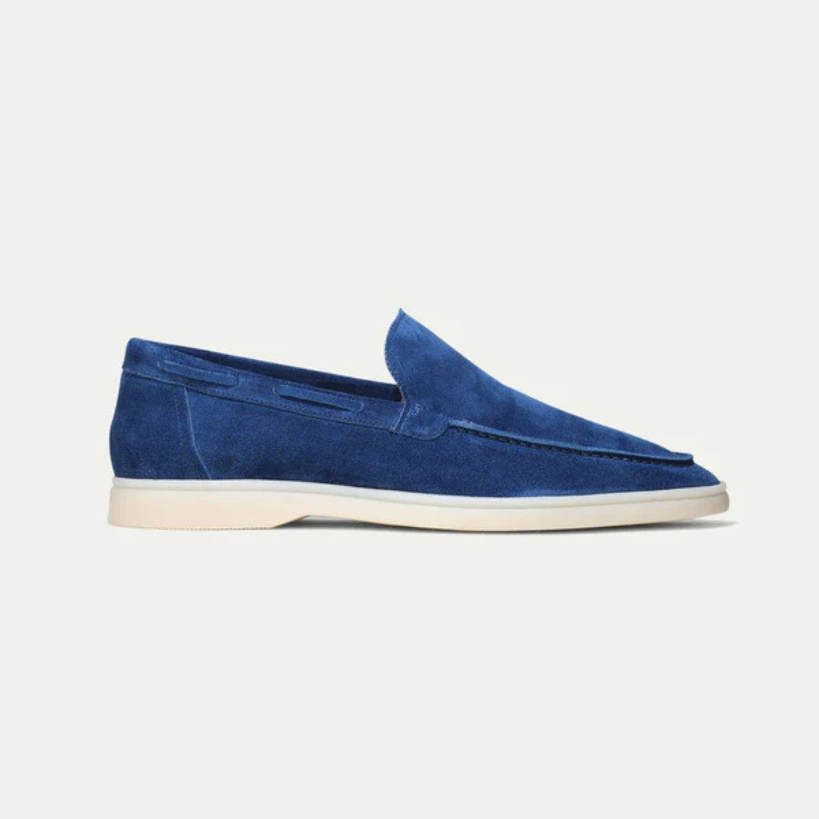 Les mocassins Monaco Yacht bleu outremer