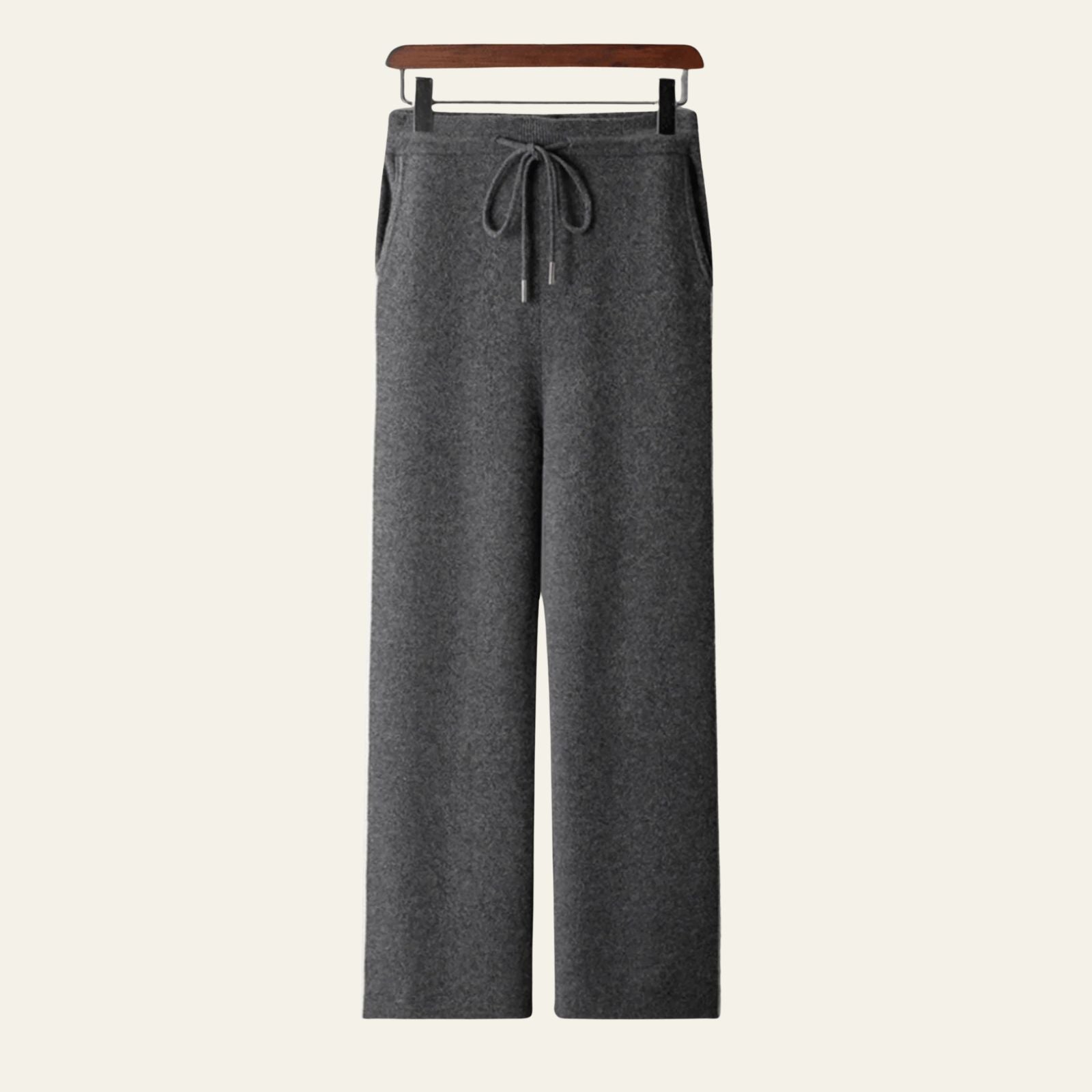 Le pantalon droit rayé en laine mérinos de Marseille