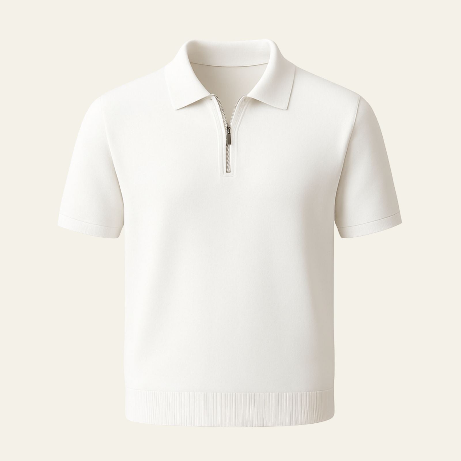 Le polo en maille zippé Marbella