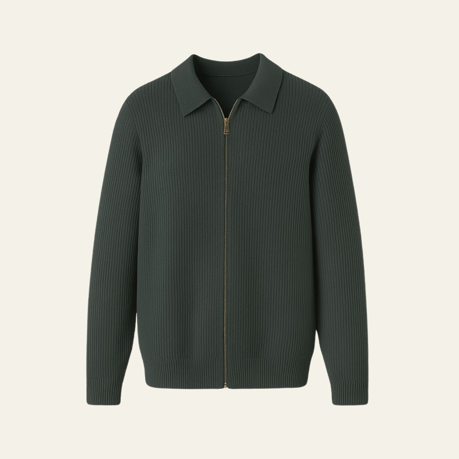 Le pull sans manches à col roulé Oxford