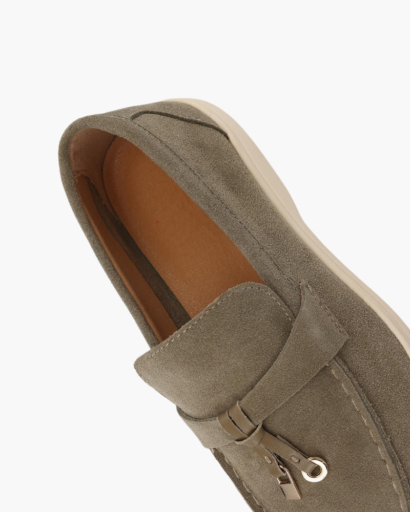 Mocassins en daim pour femme Old Money VIP