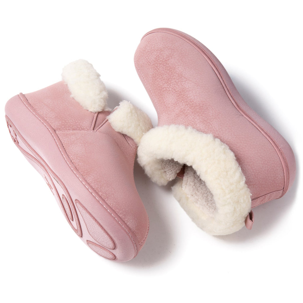 Chaussons bottines en similicuir Sierra RockDove pour femme