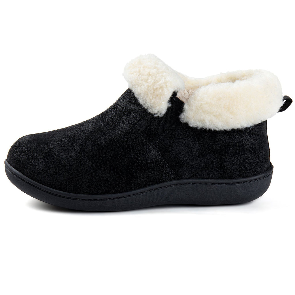 Chaussons bottines en similicuir Sierra RockDove pour femme