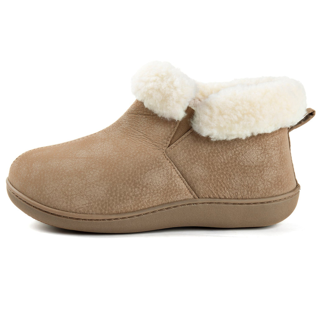 Chaussons bottines en similicuir Sierra RockDove pour femme